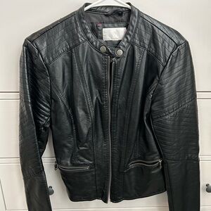 Women's Black Leather Jacket